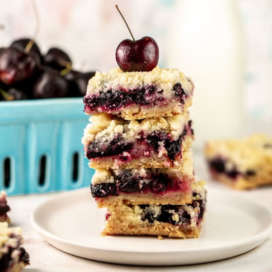 Cherry Pie Bars - Recipe photo by bunsenburnerbakery