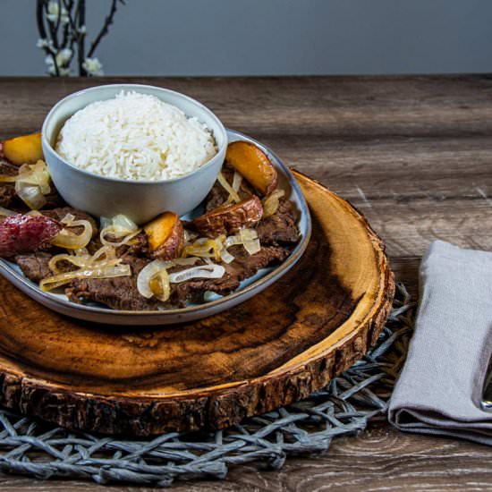 Filipino Beef Steak (Bistek) - Recipe photo by JOZmahal