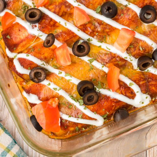 Keto Chicken Enchiladas - Recipe photo by remakemyplate
