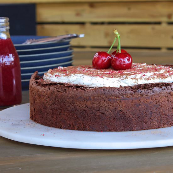 Flourless Chocolate Torte - Recipe photo by glutenfreealchemist