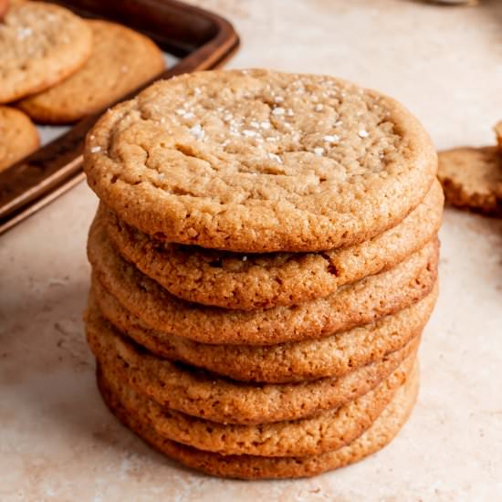 peanut butter miso cookies - Recipe photo by whisked away kitchen