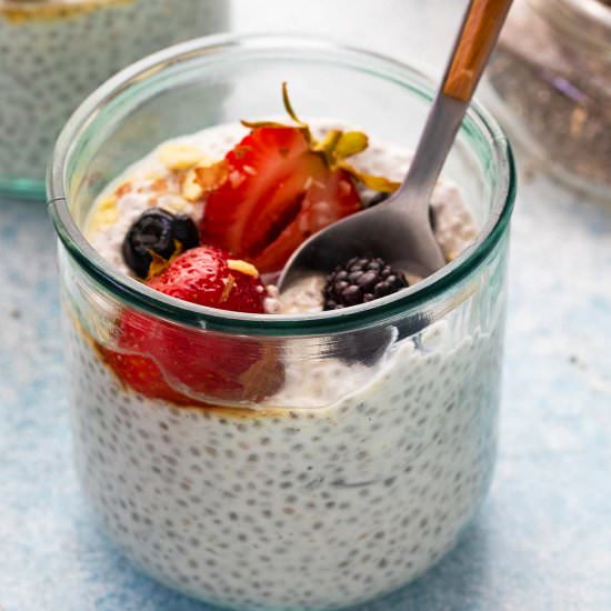 Coconut Milk Chia Pudding - Recipe photo by kitchenathoskins