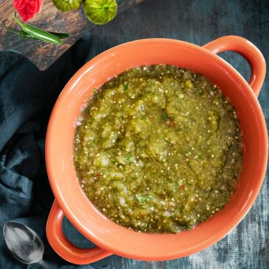 Salsa Verde - Recipe photo by livingsmartandhealthy