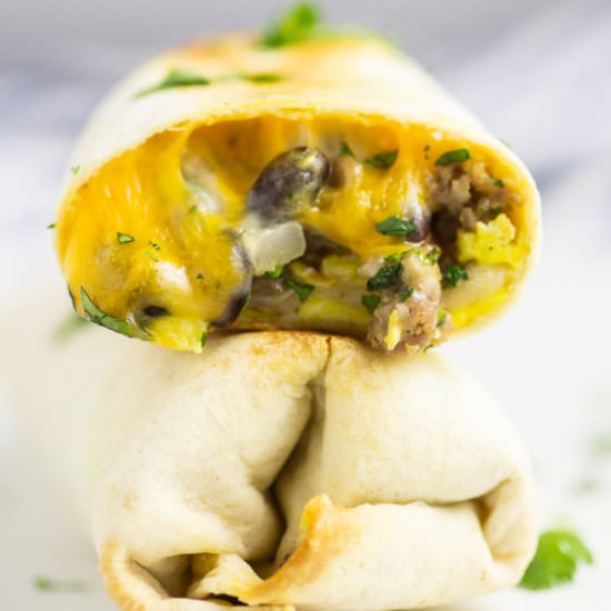 Freezer Breakfast Burritos - Recipe photo by thegraciouswife