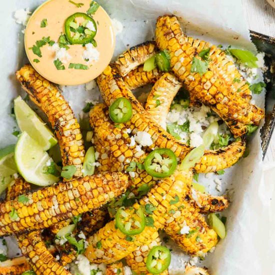 Grilled Corn Ribs - Recipe photo by peelwithzeal
