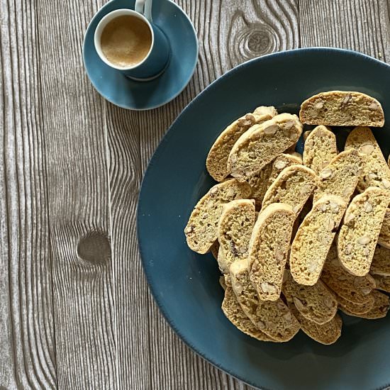 Mini Almond Biscotti - Recipe photo by northernginger