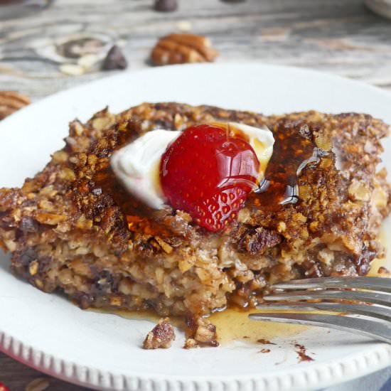 Steel Cut Oats Breakfast Bars - Recipe photo by kidtestedrecipes