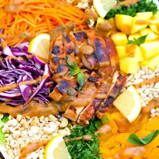 Asian Chicken Salad - Recipe photo by peasandpeonies