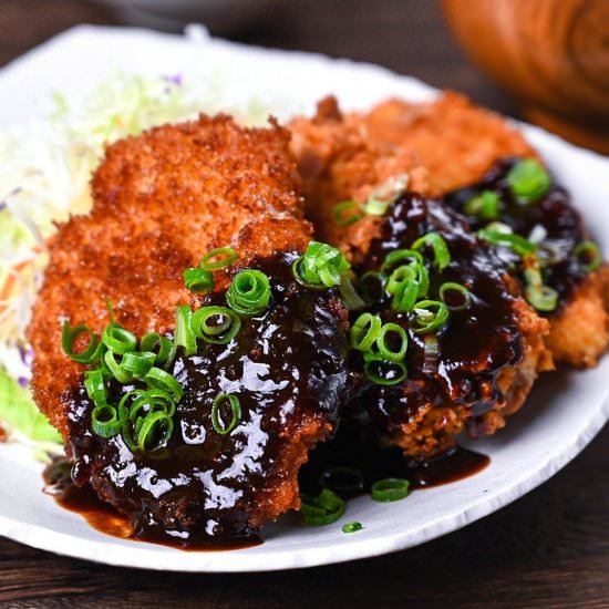 Miso Hire Katsu - Recipe photo by Sudachi Recipes