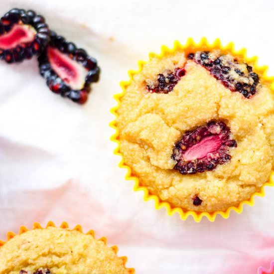 Almond Flour Blackberry Muffins - Recipe photo by eatsbyapril