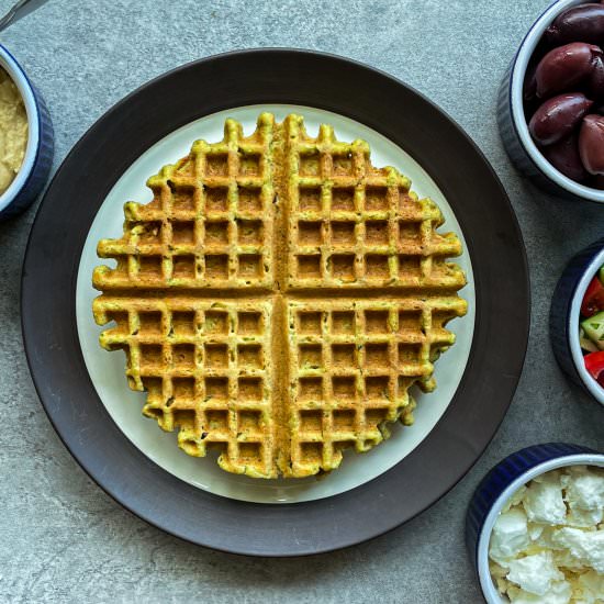 Fawaffle (Falafel Waffle) - Recipe photo by uglyducklingbakery