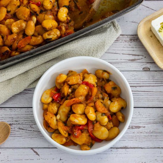 Baked Giant Beans (Gigantes) - Recipe photo by fooodlove
