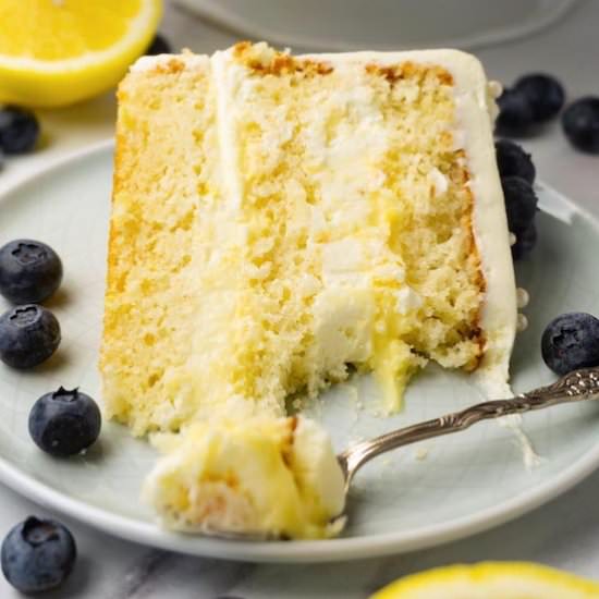 Lemon curd cake - Recipe photo by sugarpursuit