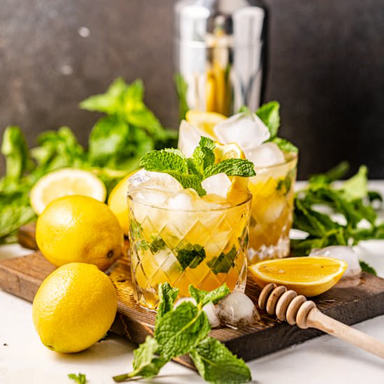 Bourbon Smash - Recipe photo by BritneyBreaksBread