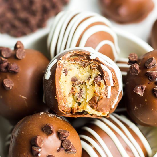 Cookie Dough Truffles - Recipe photo by Kathryns.kitchen.blog