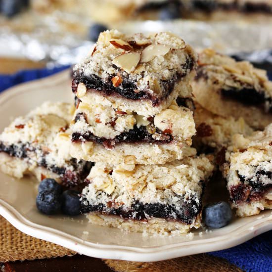 Blueberry-Almond Bars - Recipe photo by thekitchenismyplayground