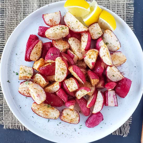 Roasted Radishes - Recipe photo by ProfusionCurry