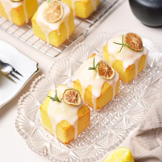 Lemon Cube Pound Cakes - Recipe photo by Jaja Bakes