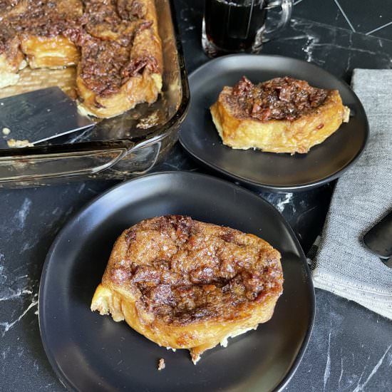 Maple Bacon Baked French Toast - Recipe photo by dontsweattherecipe