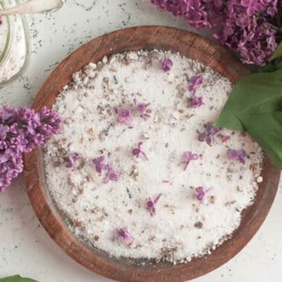 Lilac Sugar - Recipe photo by BinkysCulinaryCarnival