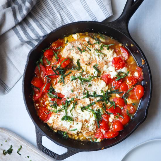 The Best Baked Feta Chicken - Recipe photo by blessthismeal