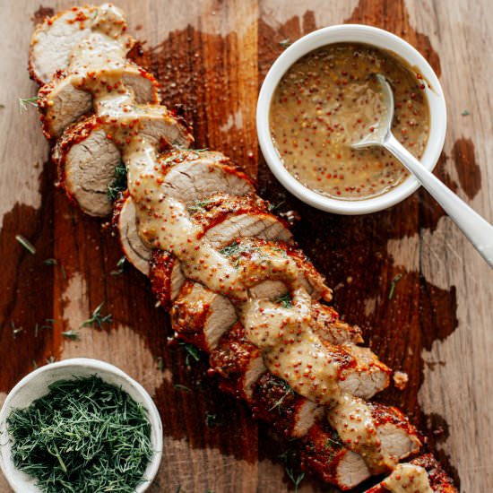 air fryer pork tenderloin - Recipe photo by killingthyme