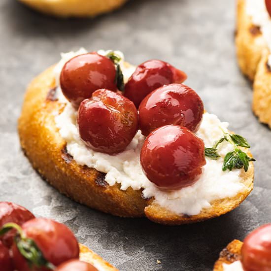 Roasted Grapes - Recipe photo by bellyfull