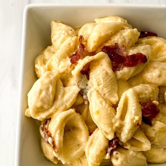 Smoked Bacon Mac and Cheese - Recipe photo by it is a keeper
