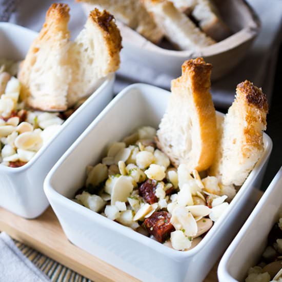 White Beans with Chorizo + Manchego - Recipe photo by sipandsanity