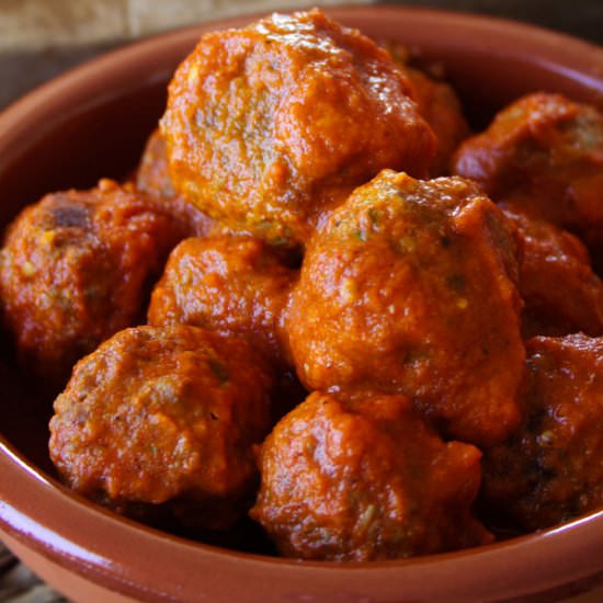Albondigas -Spanish-Style meatballs - Recipe photo by The Spanish Radish