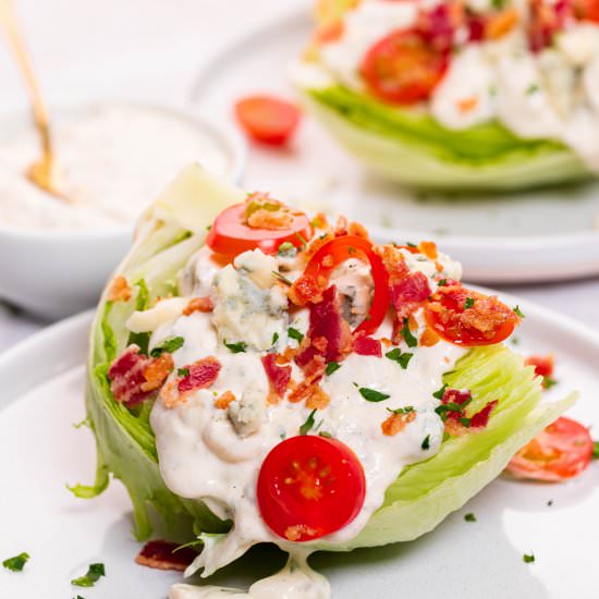 Easy Wedge Salad Recipe - Recipe photo by lowcarbspark