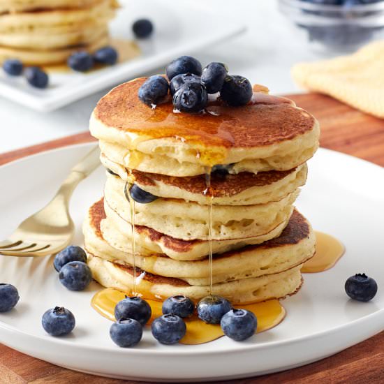 Silver Dollar Buttermilk Pancakes - Recipe photo by casualepicure