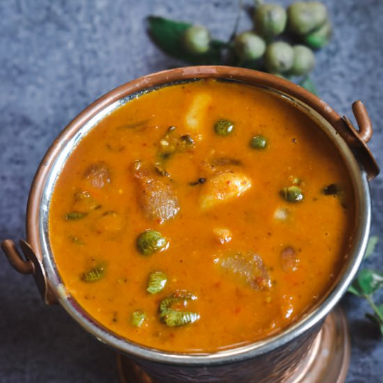 Sundakkai kara kuzhambu - Recipe photo by hattyfoods