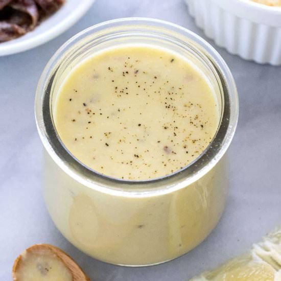 Homemade Caesar Dressing - Recipe photo by Jessica Gavin