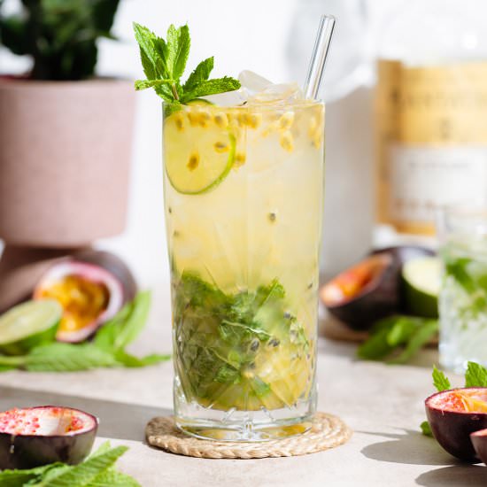 Passion Fruit Mojito - Recipe photo by thehealthfulideas
