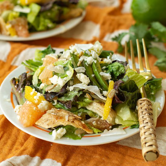 Chicken Avocado Mango Salad - Recipe photo by tenpoundcakecompany