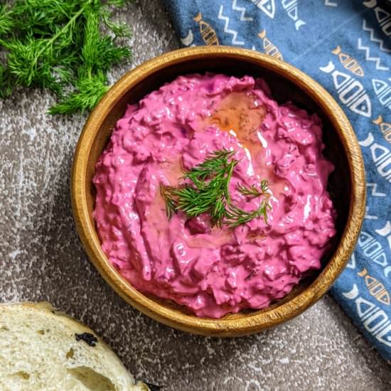 Beets And Yogurd Dip - Recipe photo by mamazilla