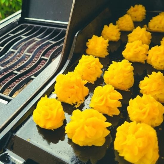 Mashed Potatoes on the Grill - Recipe photo by CombineGoodFlavors