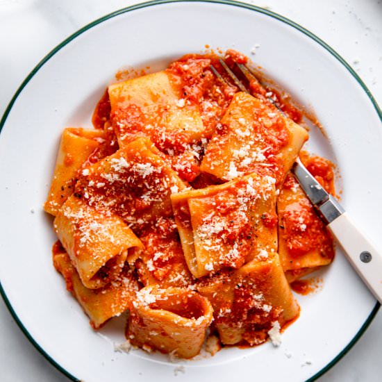 Pasta Amatriciana - Recipe photo by jernejkitchen