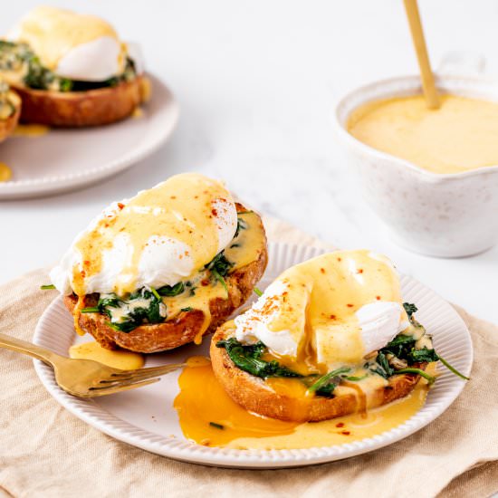 Eggs Florentine - Recipe photo by AllThingsMamma