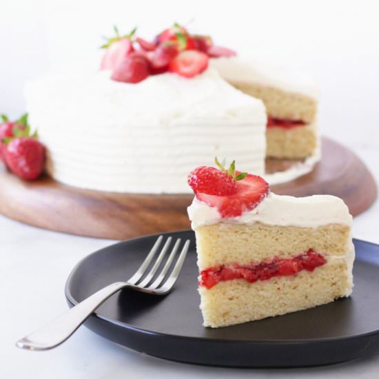 Strawberry Jam Cake - Recipe photo by Cathys Gluten Free