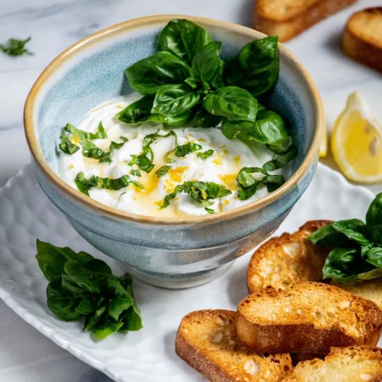 Whipped Ricotta Cheese - Recipe photo by JawnsICooked