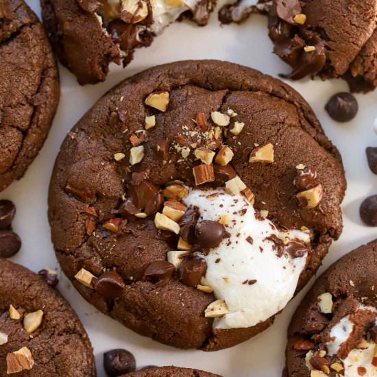 Rocky Road Cookies - Recipe photo by Celebrating Sweets