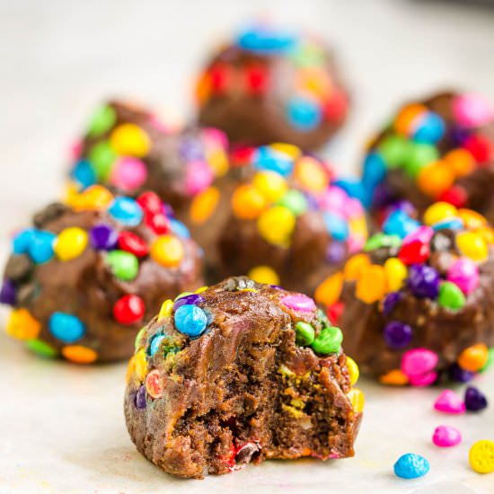 Cosmic Brownie Protein Bites - Recipe photo by CallMePMc