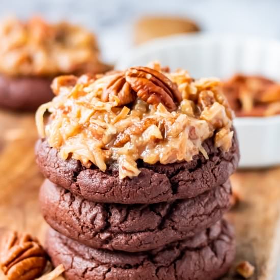 German Chocolate Cookies - Recipe photo by eatdessertsnack