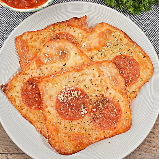 Large Keto Pizza Crackers - Recipe photo by Stylish Cravings