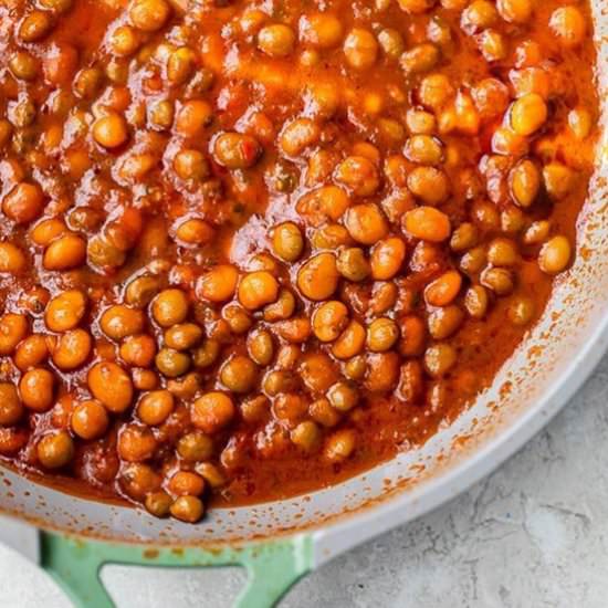 Gandules Guisados (Pigeon Peas) - Recipe photo by Skinnytaste