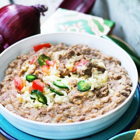 Refried Beans - Recipe photo by cheap-recipe-blog