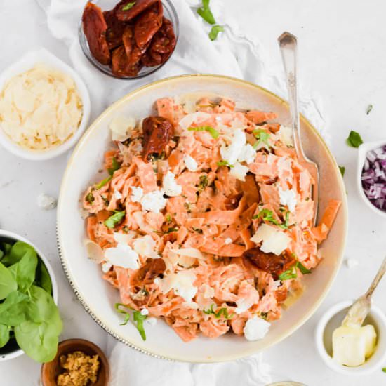Creamy Sweet Potato Pasta - Recipe photo by apaigeofpositivity