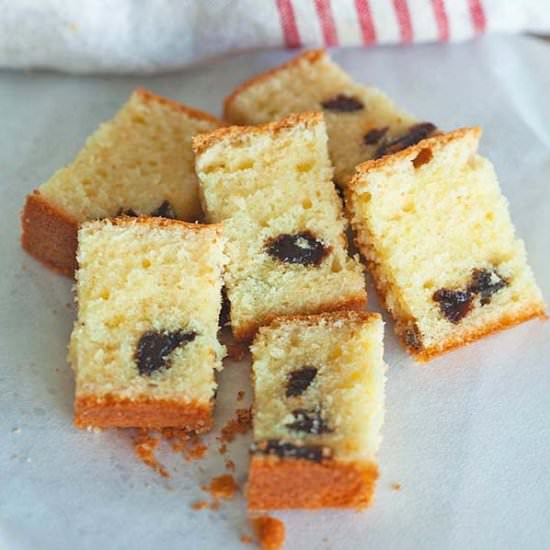 Brandy Butter Cake with Prunes - Recipe photo by rasamalaysia
